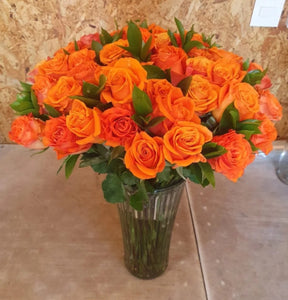 Lovely Orange Vase